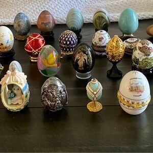 Decorative Egg Collection 25 different countries